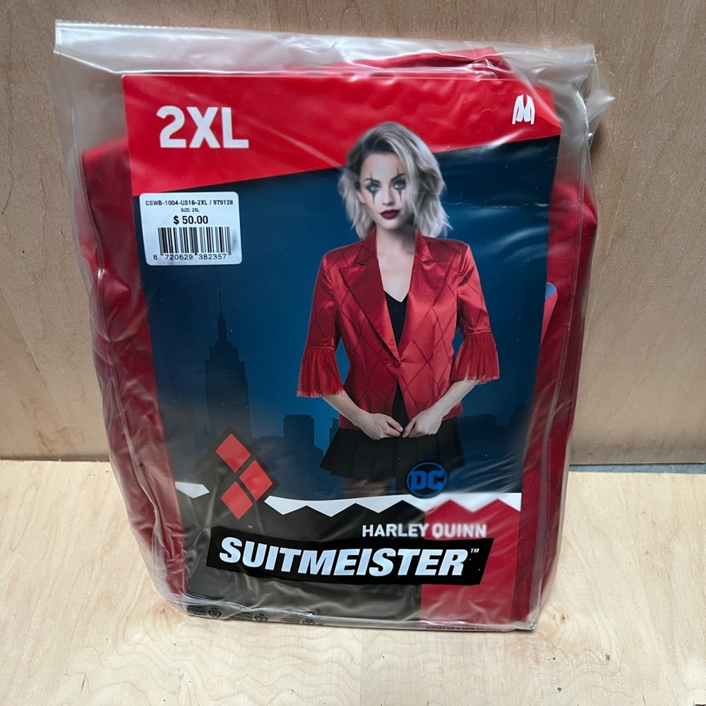 Suitmeister Harley Quinn Red Blazer 2XL